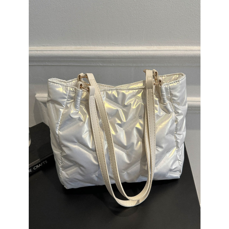 Textured Polyester Shoulder Bag Apparel and Accessories