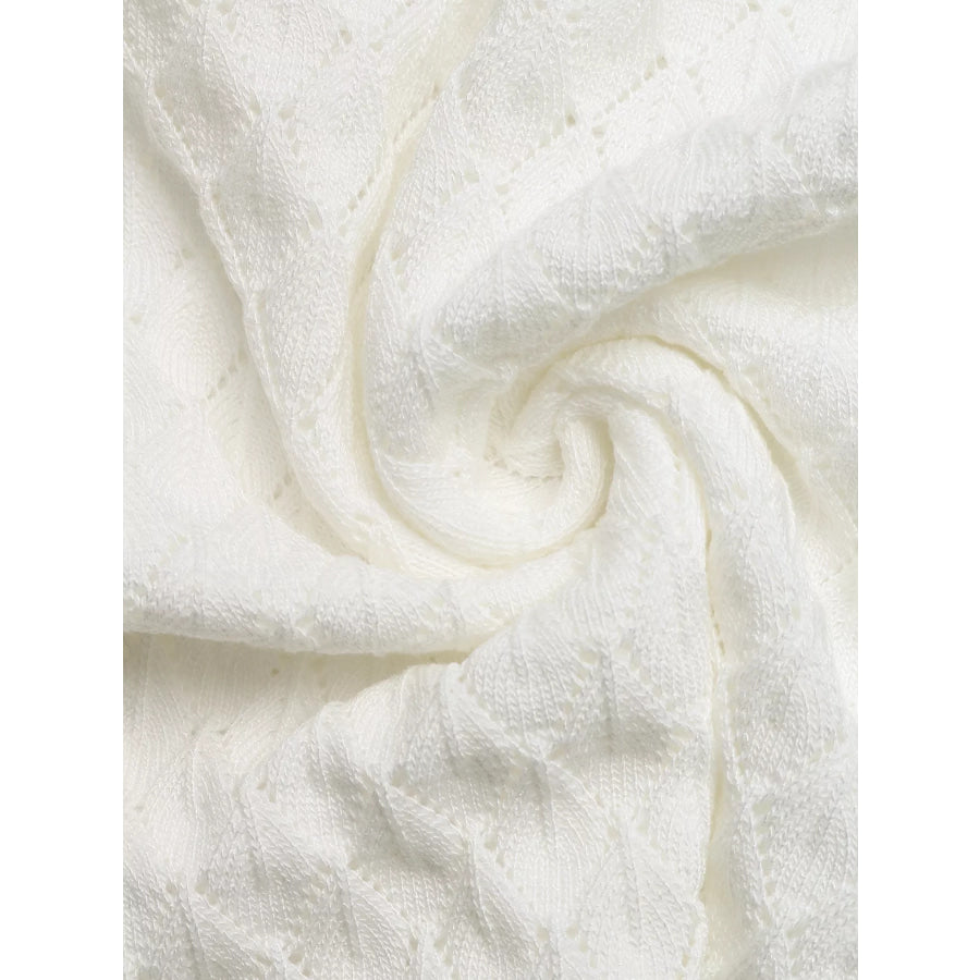 Textured Short Sleeve Knit Top Apparel and Accessories