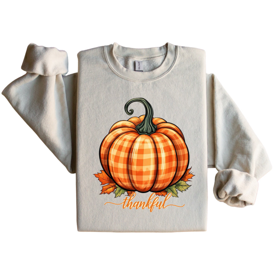 Thankful Graphic Sweatshirt S / Sand Graphic Sweatshirt