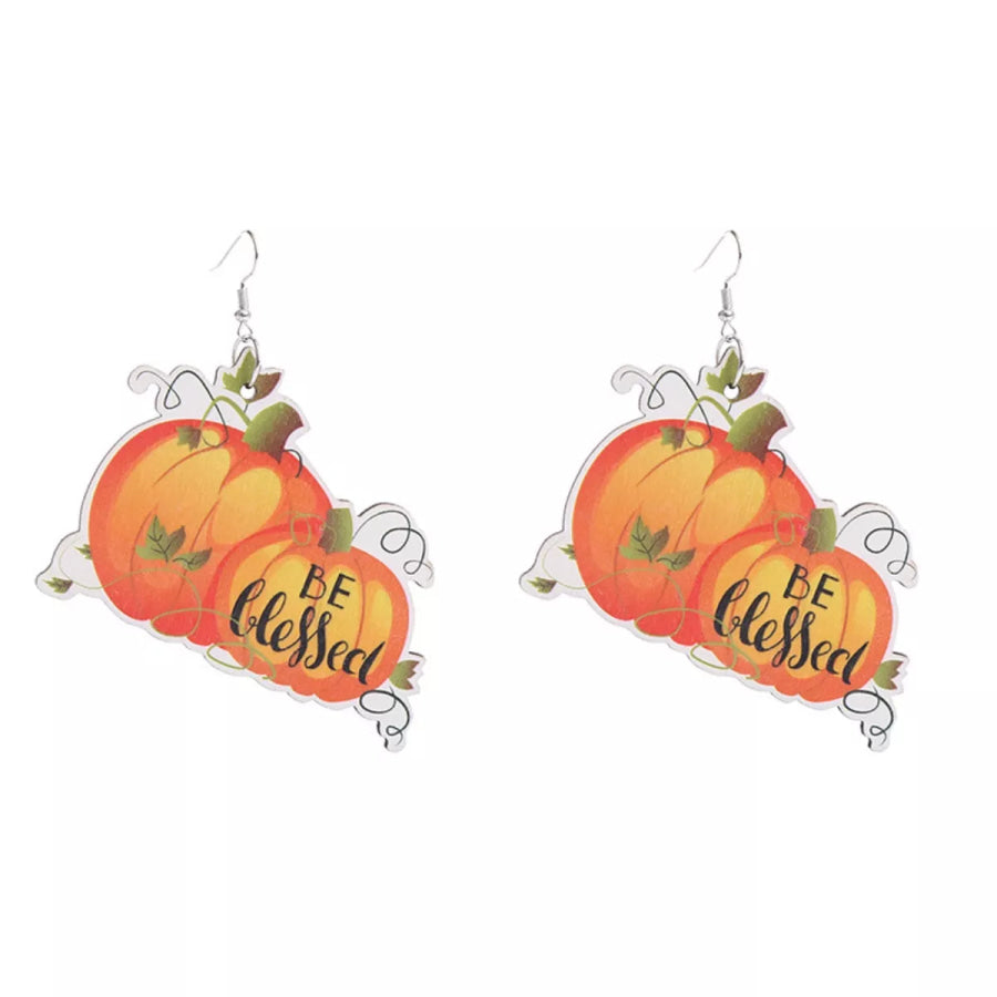 Thanksgiving Dangle Earrings Style G / onesize Apparel and Accessories