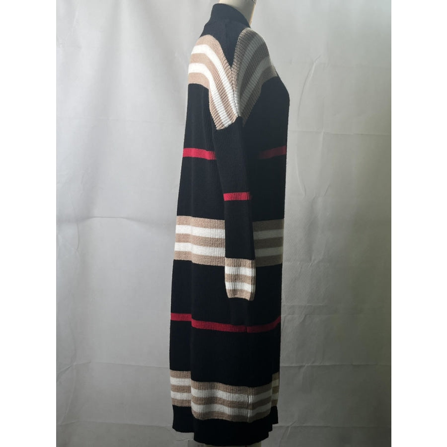 The Burbs Oversized Striped Knit Duster Cardigan Cardigans