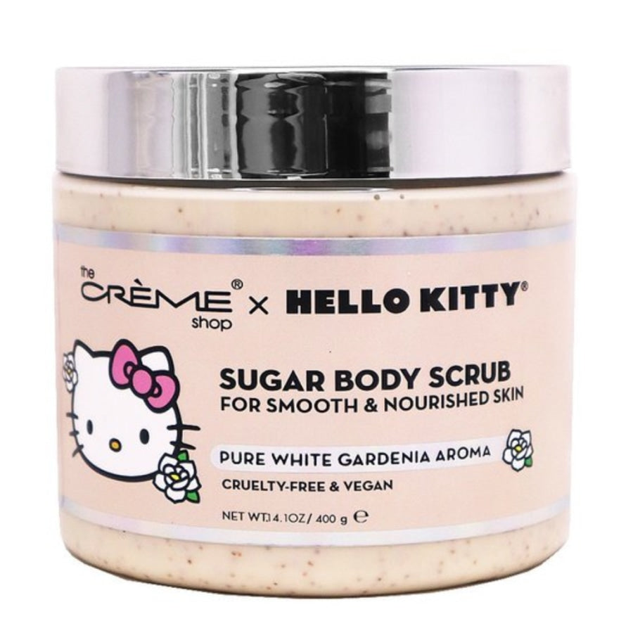 COMING SOON The Crème Shop x Hello Kitty - Sugar Body Scrub - Pure White Gardenia Body Scrub