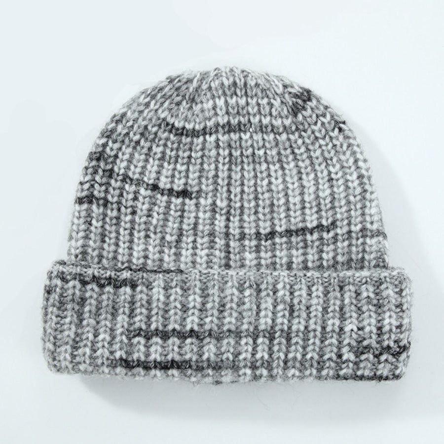 Thermal Contrast Knit Hat Gray / One Size Apparel and Accessories