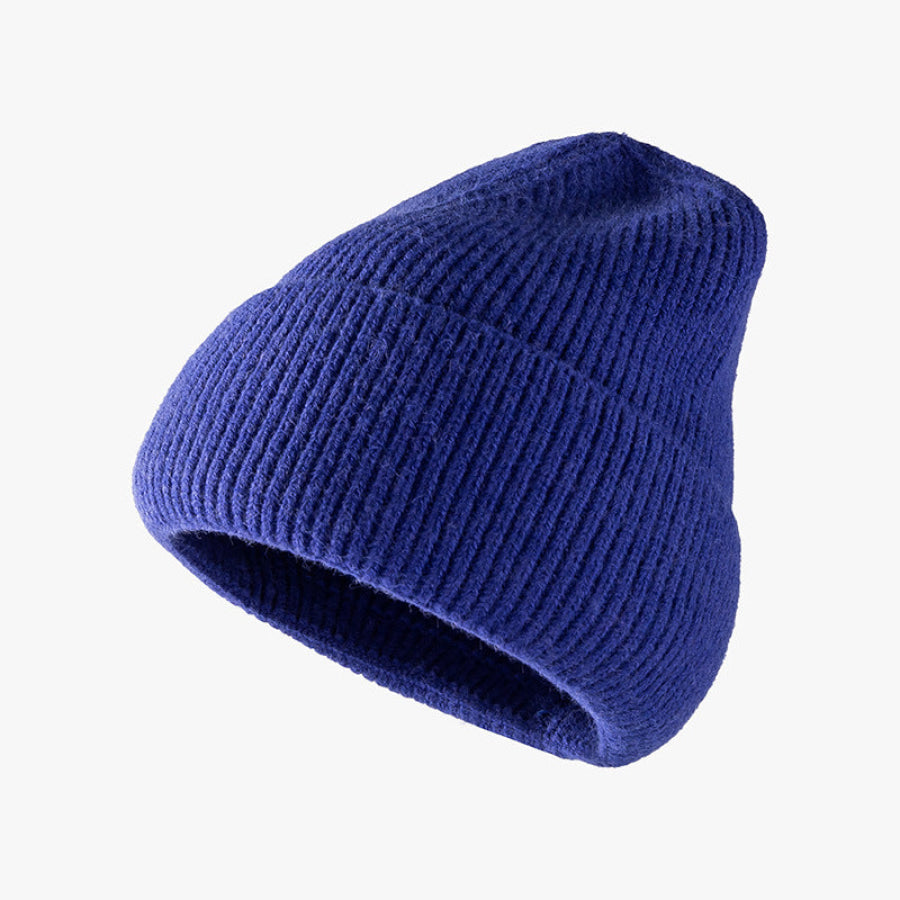 Thermal Solid Knit Hat Violet / One Size Apparel and Accessories