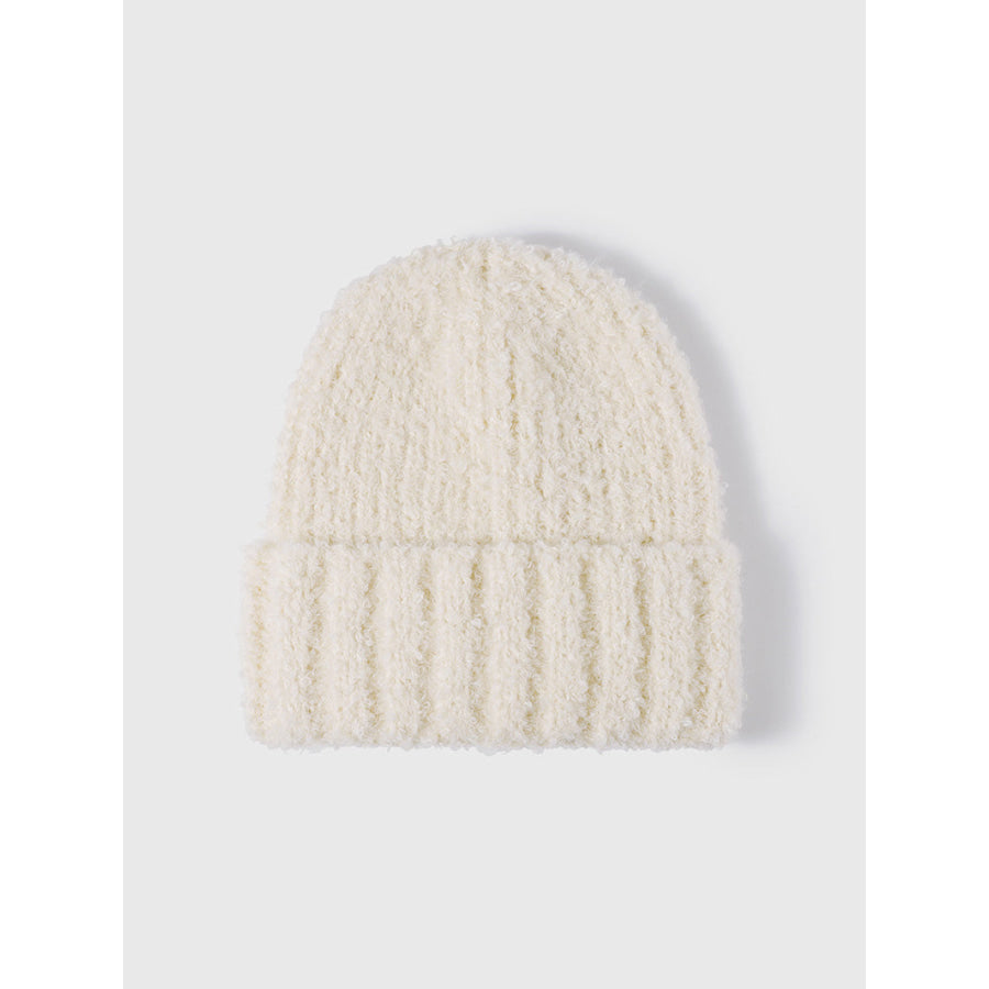 Thermal Teddy Knit Hat Cream / One Size Apparel and Accessories