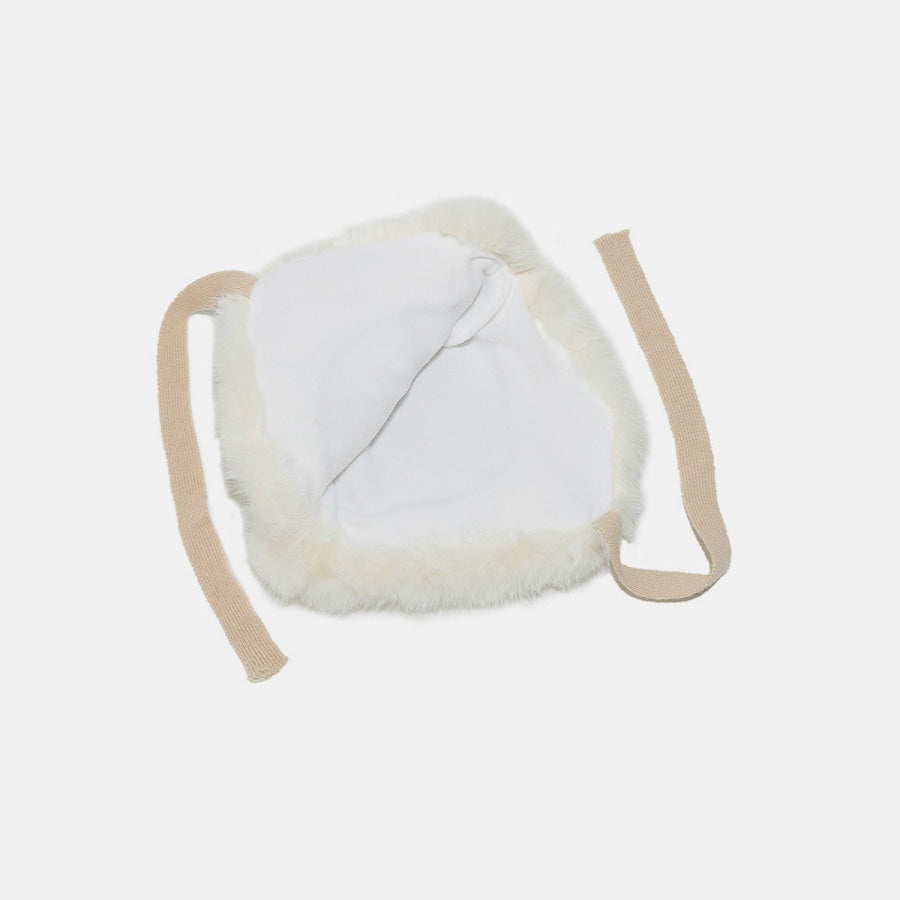 Thermal Tied Fuzzy Winter Hat Apparel and Accessories