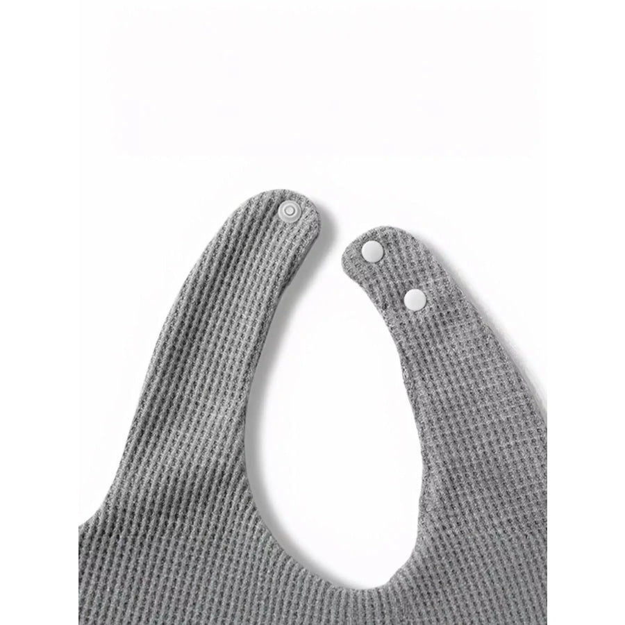 Thick Double-Sided Cotton Bib Drool Bandana with Scalloped Edge Apparel and Accessories