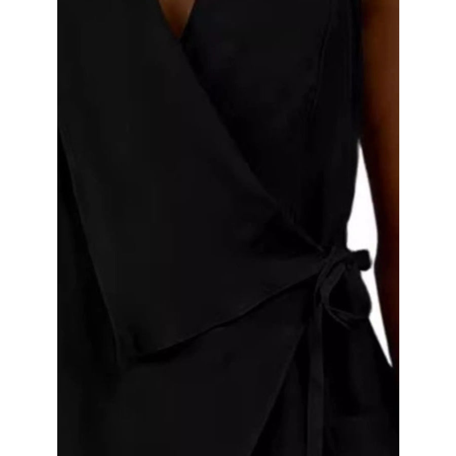 Tie Detail Sleeveless Top Apparel and Accessories