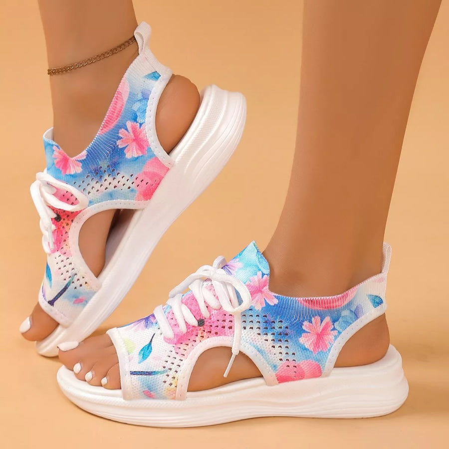 Tie-Dye Breathable Mesh Sandals Apparel and Accessories