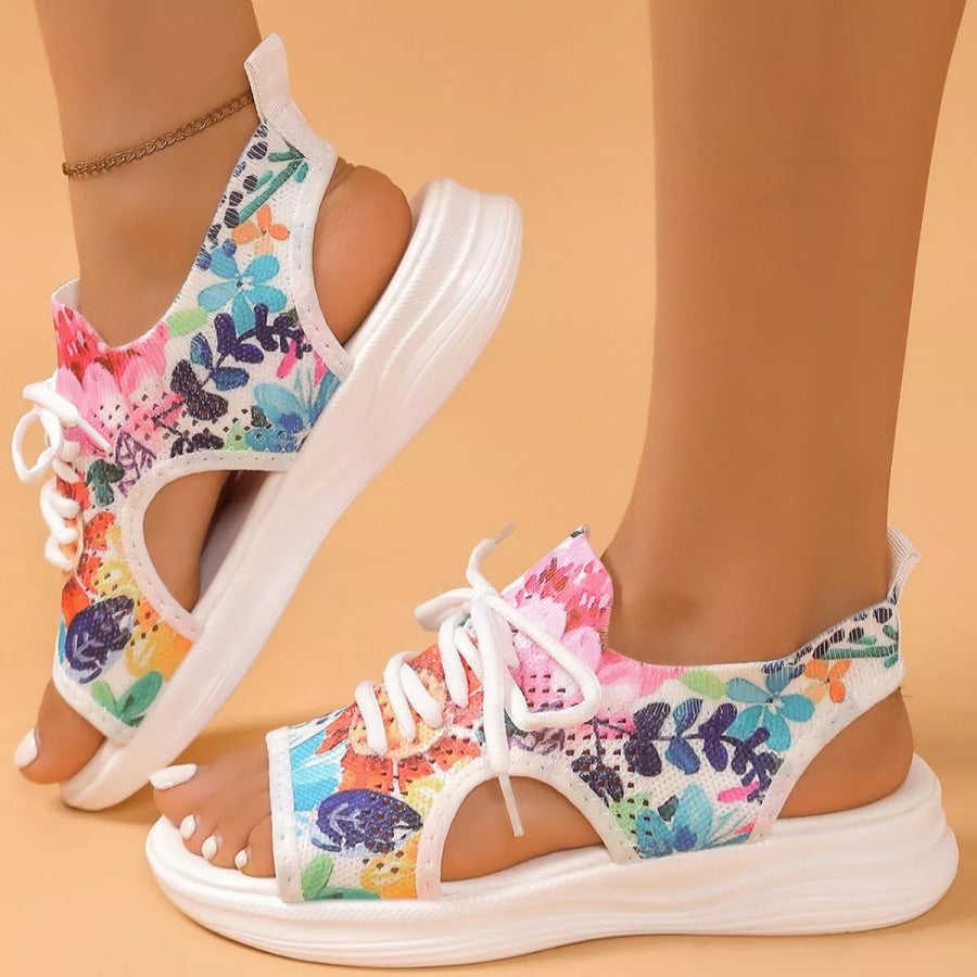 Tie-Dye Breathable Mesh Sandals Apparel and Accessories