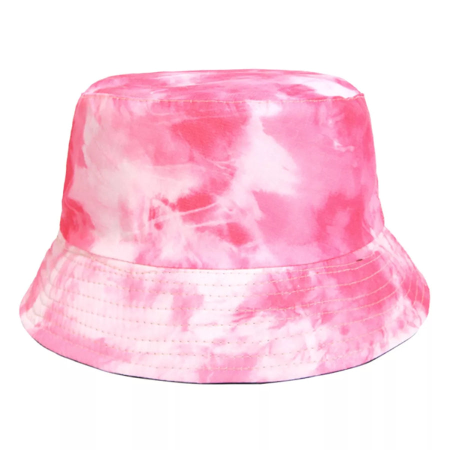Tie-Dye Bucket Hat Neon Green / One Size Apparel and Accessories