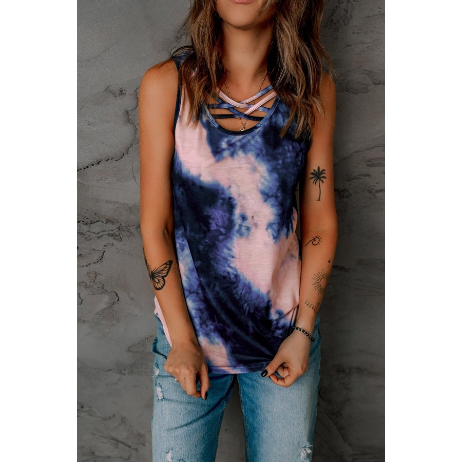 Tie-Dye Crisscross Tank