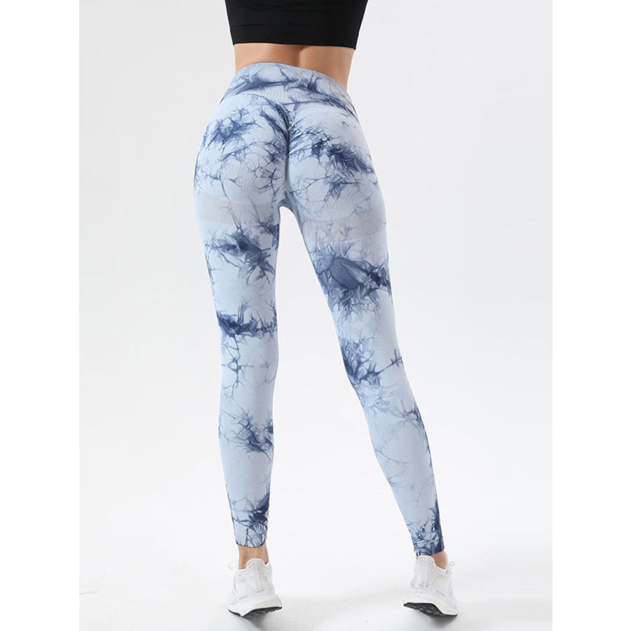 Tie-Dye High Waist Active Leggings Apparel and Accessories