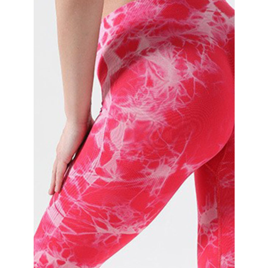 Tie-Dye High Waist Active Leggings Apparel and Accessories