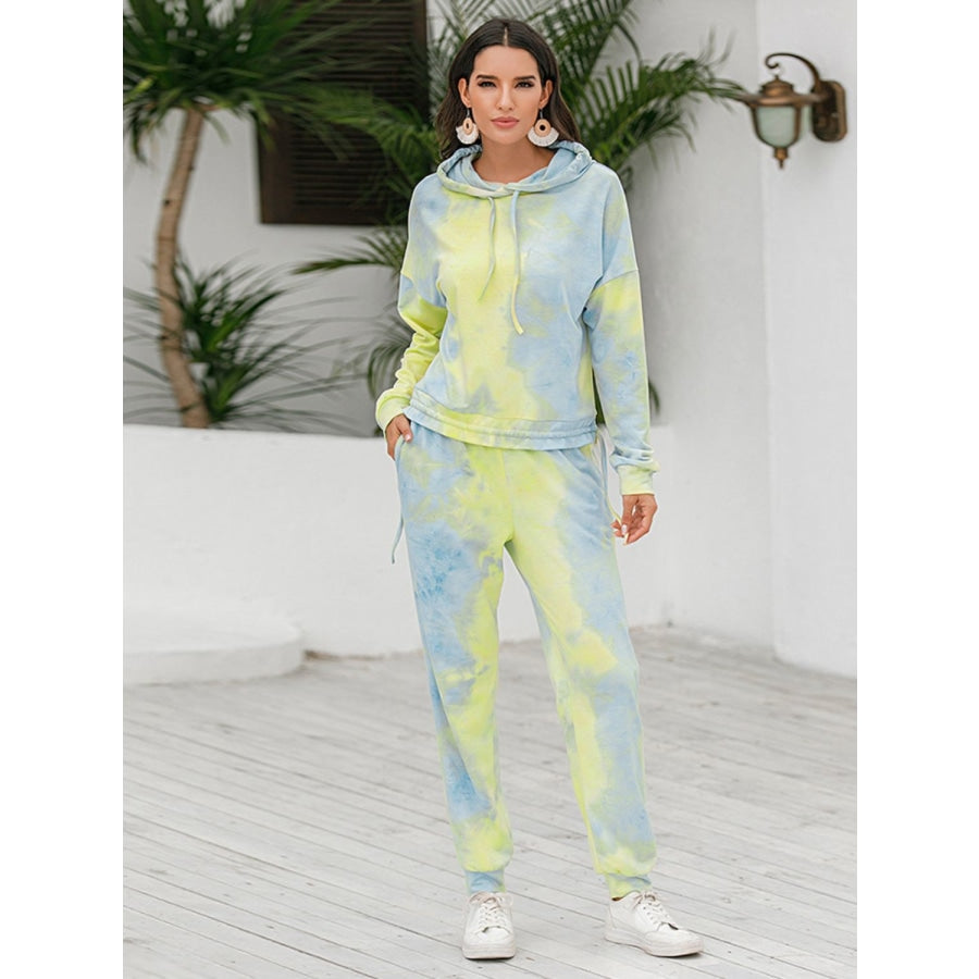 Tie-Dye Hoodie and Pants Set