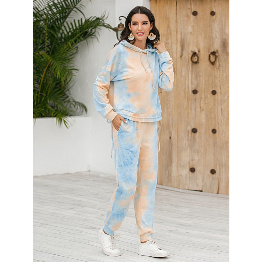 Tie-Dye Hoodie and Pants Set