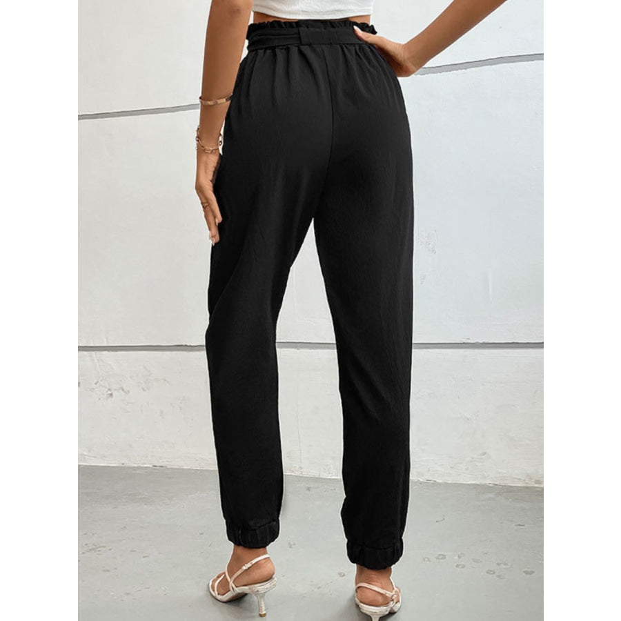 Tie Front Long Pants