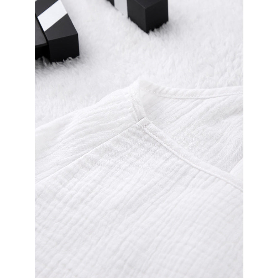 Tie Front Relaxed Fit Cami and Shorts Set Apparel and Accessories