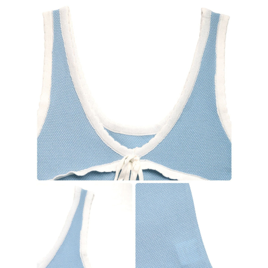 Tie-Front Tank Top Apparel and Accessories