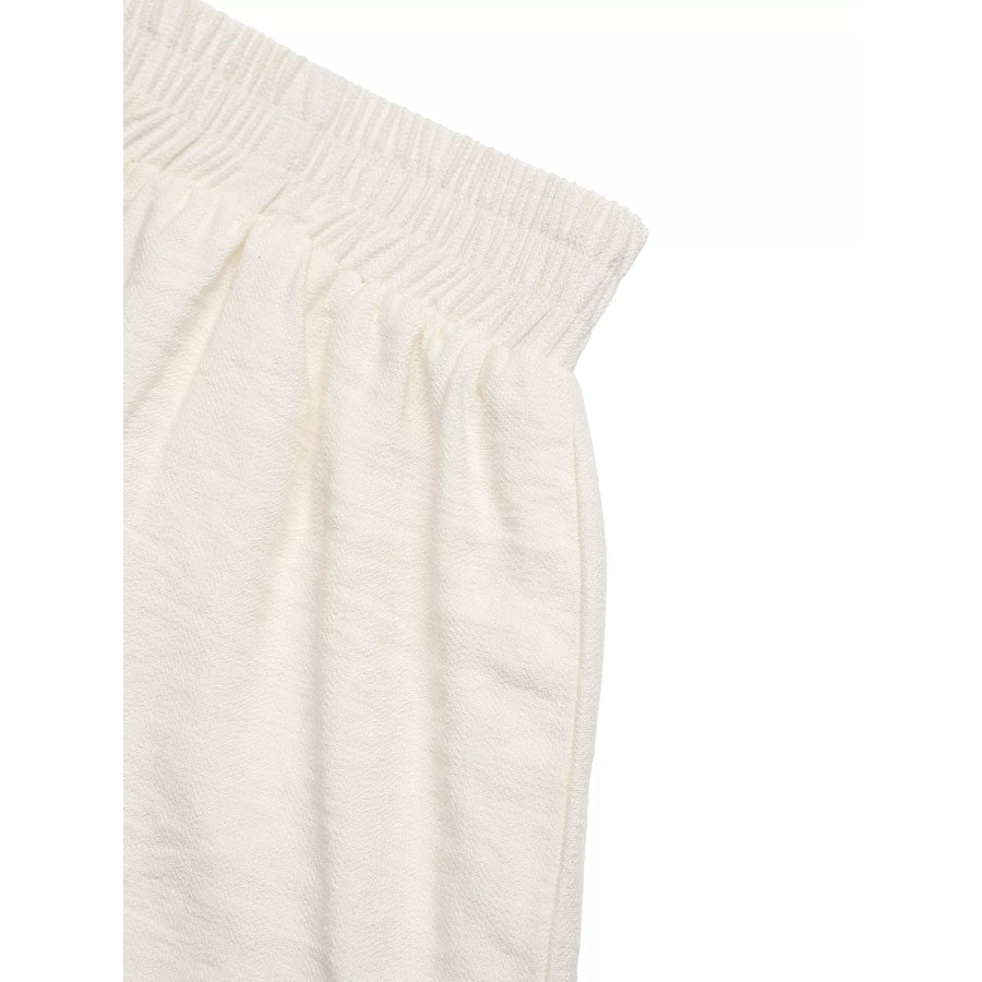 Tie Front Top and Shorts Set Apparel and Accessories