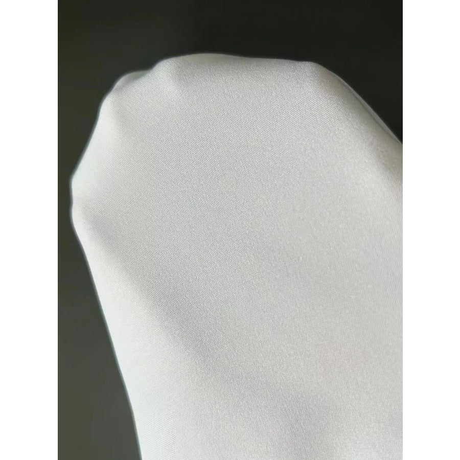 Tie-Neck Long Sleeve Blouse Apparel and Accessories