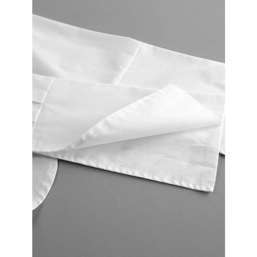 Tie-Waist Detail Wrap-Front Shirt Apparel and Accessories