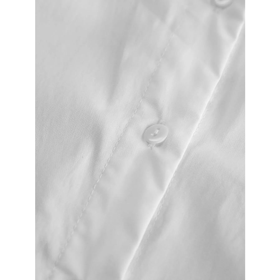 Tie-Waist Detail Wrap-Front Shirt Apparel and Accessories