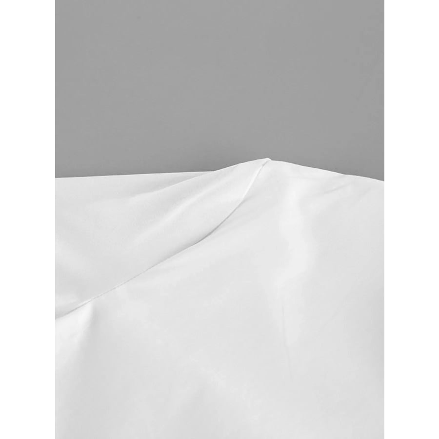 Tie-Waist Detail Wrap-Front Shirt Apparel and Accessories