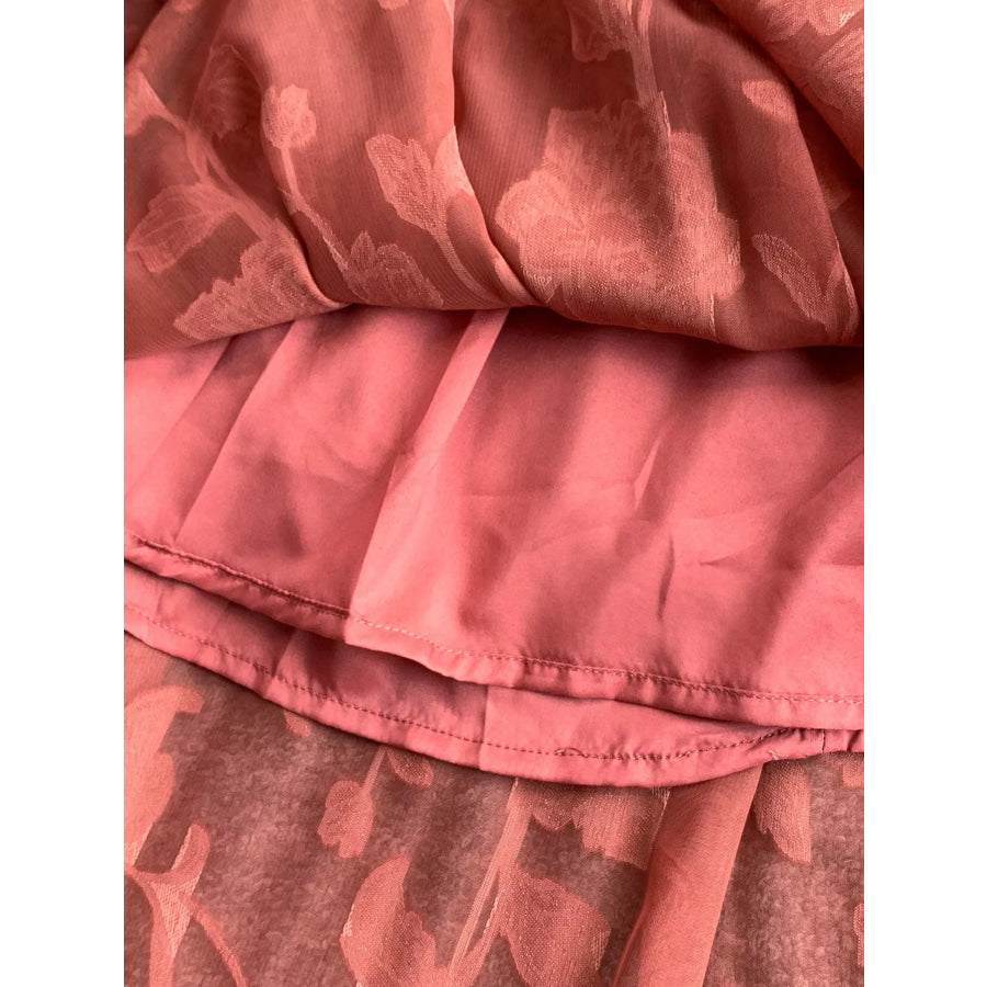 Tie Waist Long Sleeve Dress Apparel and Accessories