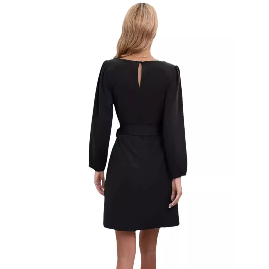 Tie-Waist Mini Dress Apparel and Accessories