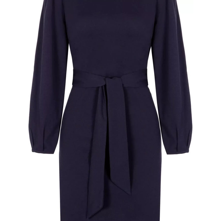 Tie-Waist Mini Dress Apparel and Accessories