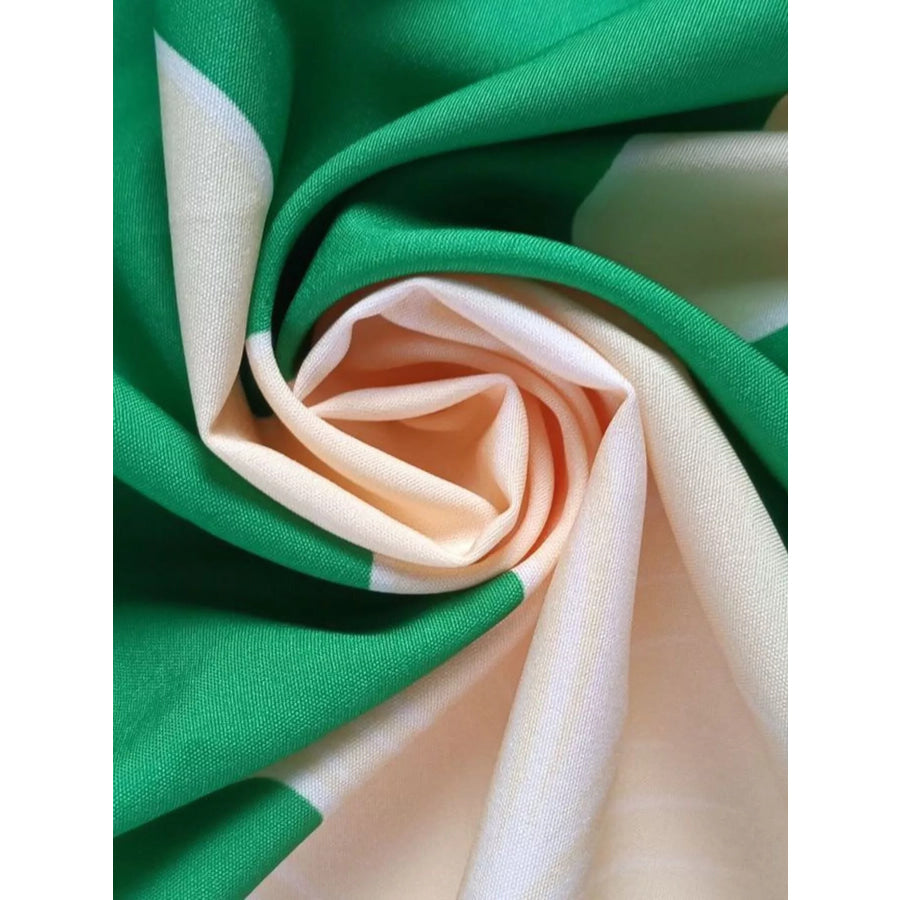 Tie Waist Short Sleeve Shirt Dress Apparel and Accessories
