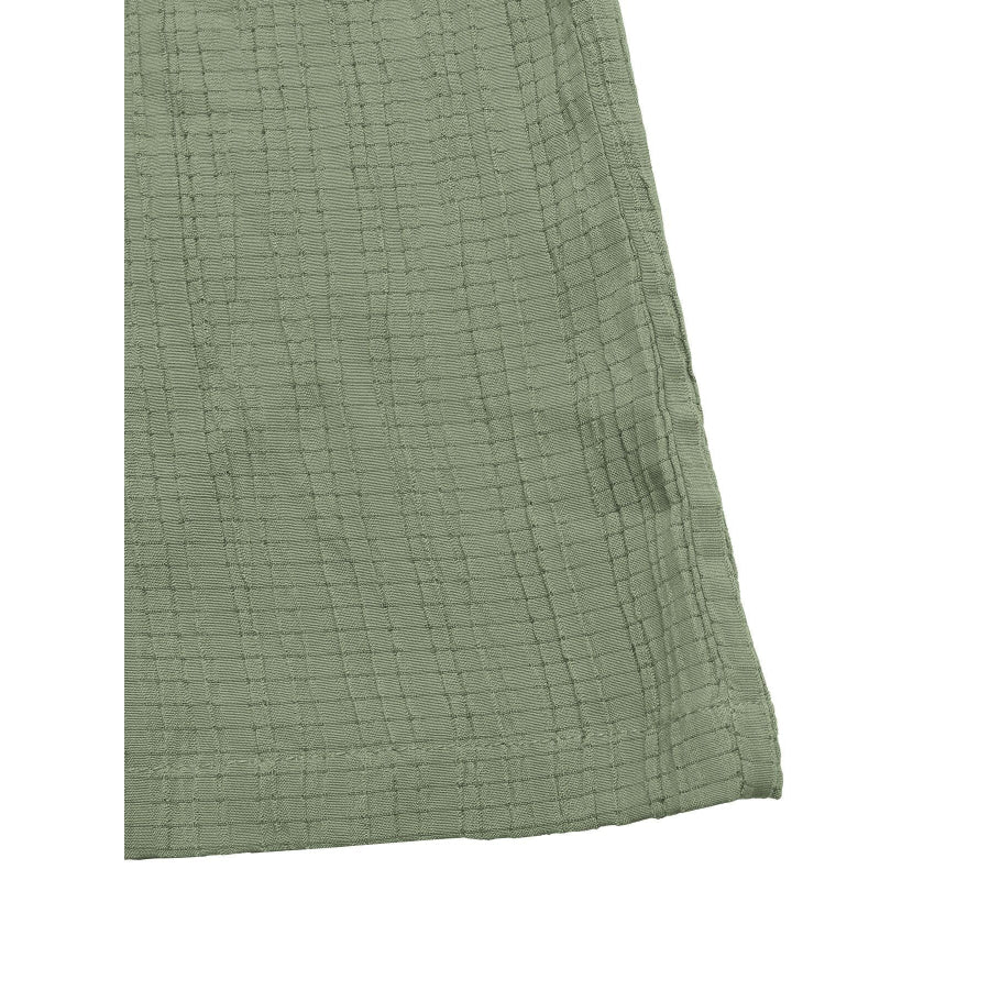 Tie Waist Wide Leg Jumpsuit Apparel and Accessories