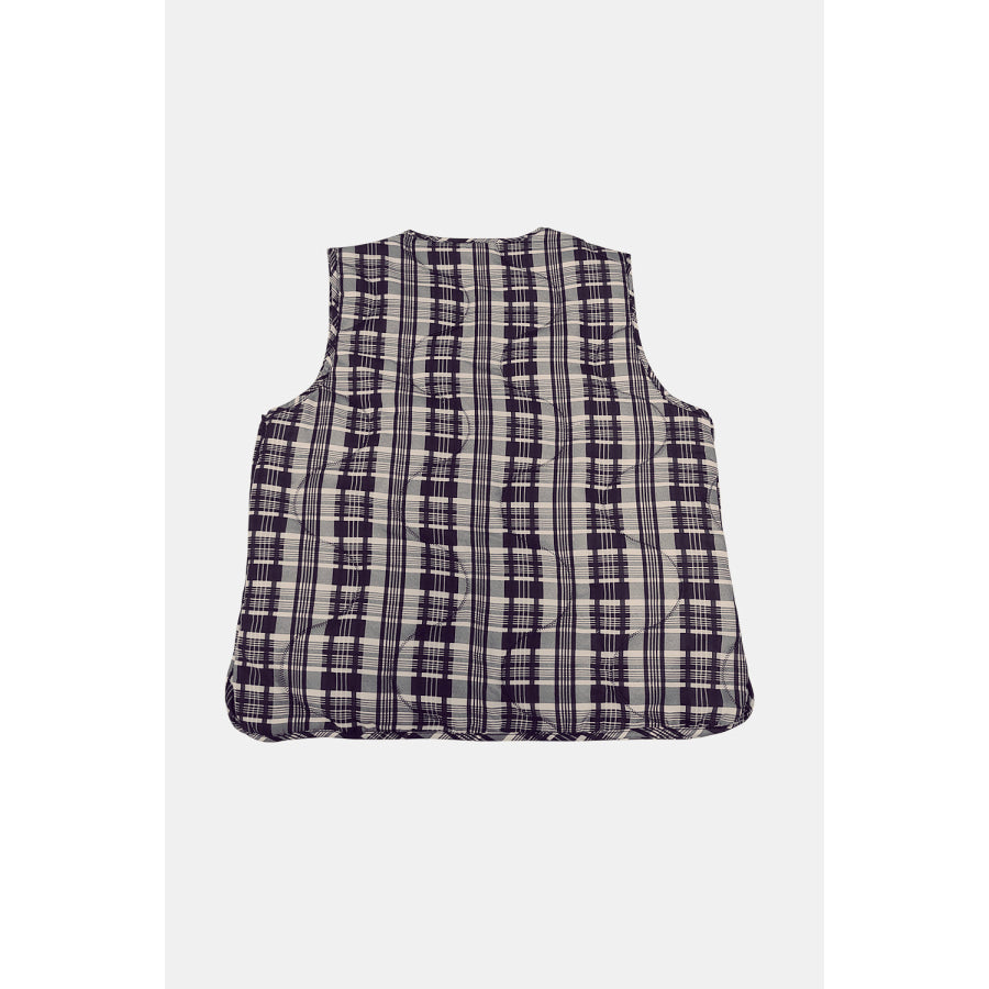 Tied Frill Vest Coat with Pockets Apparel and Accessories