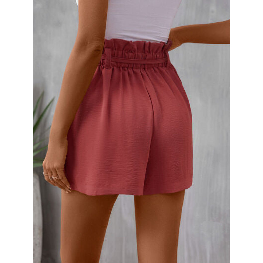 Tied High Waist Shorts Apparel and Accessories