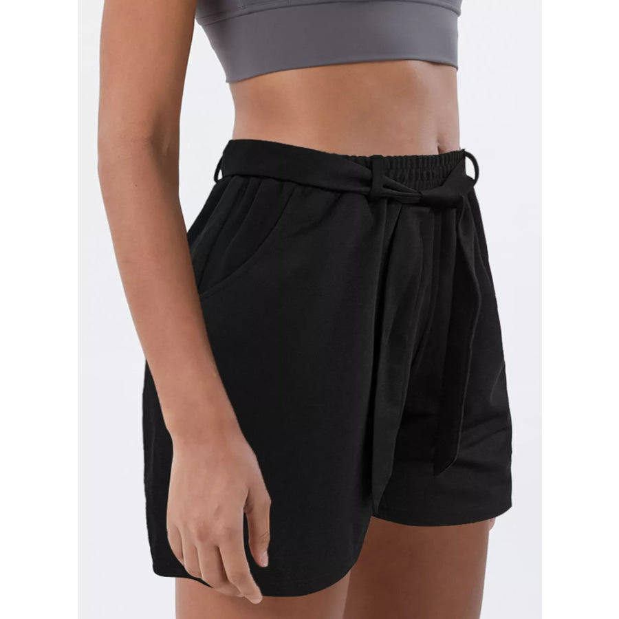Tied High Waist Shorts Apparel and Accessories