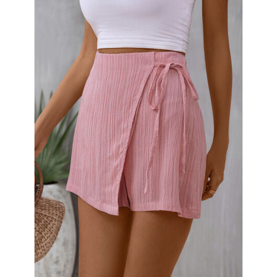 Tied High Waist Skort Apparel and Accessories