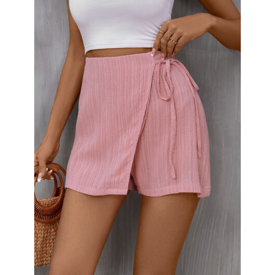 Tied High Waist Skort Apparel and Accessories