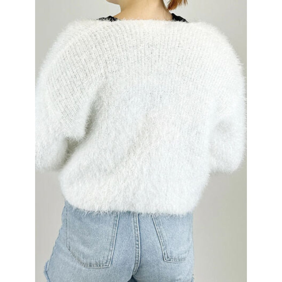 Tied Open Front Dropped Shoulder Cardigan Clothing