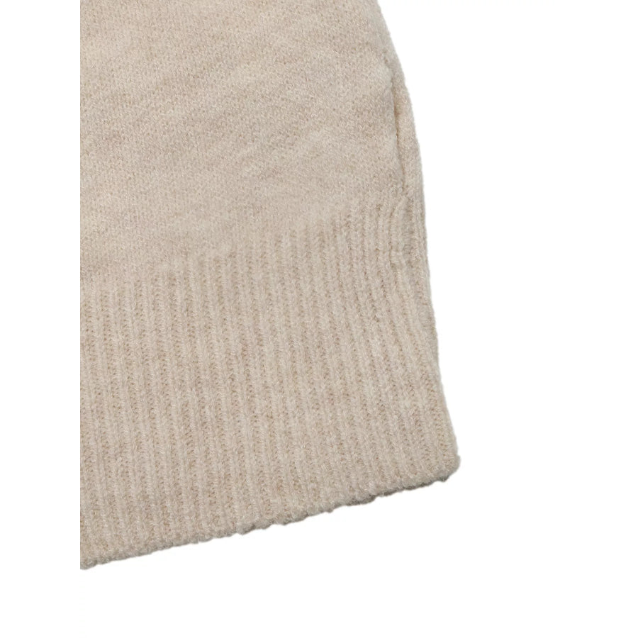 Tied Surplice Long Sleeve Sweater Apparel and Accessories