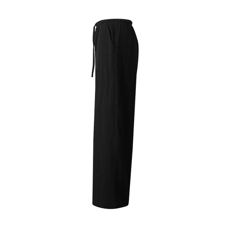 Tied Wide Leg Pants Apparel and Accessories