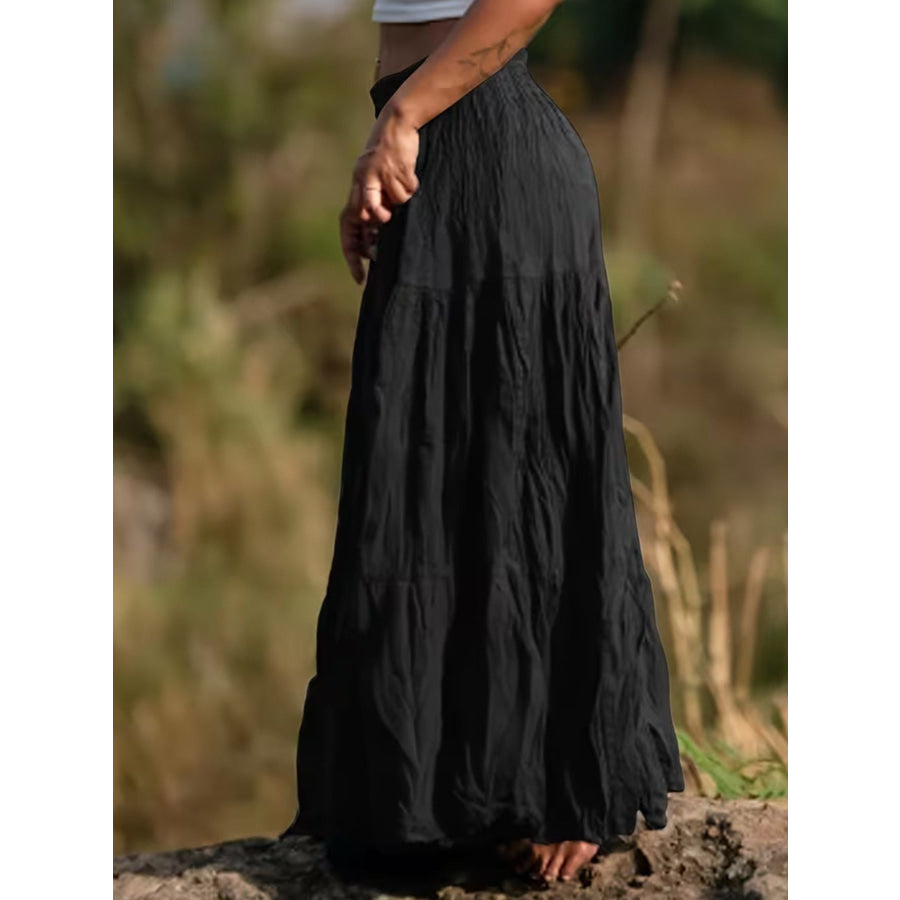 Tiered Maxi Skirt Apparel and Accessories