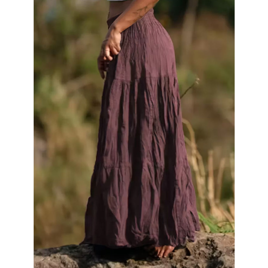 Tiered Maxi Skirt Apparel and Accessories