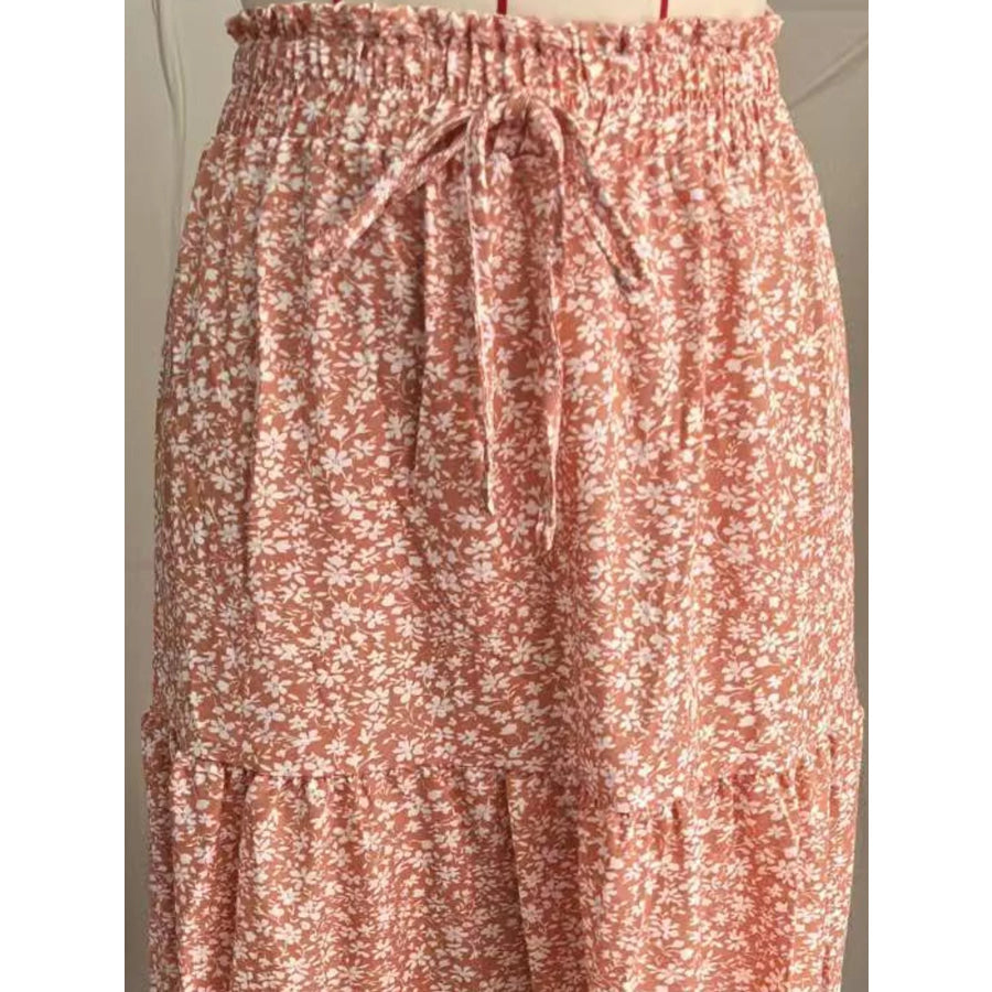 Tiered Midi Skirt Apparel and Accessories