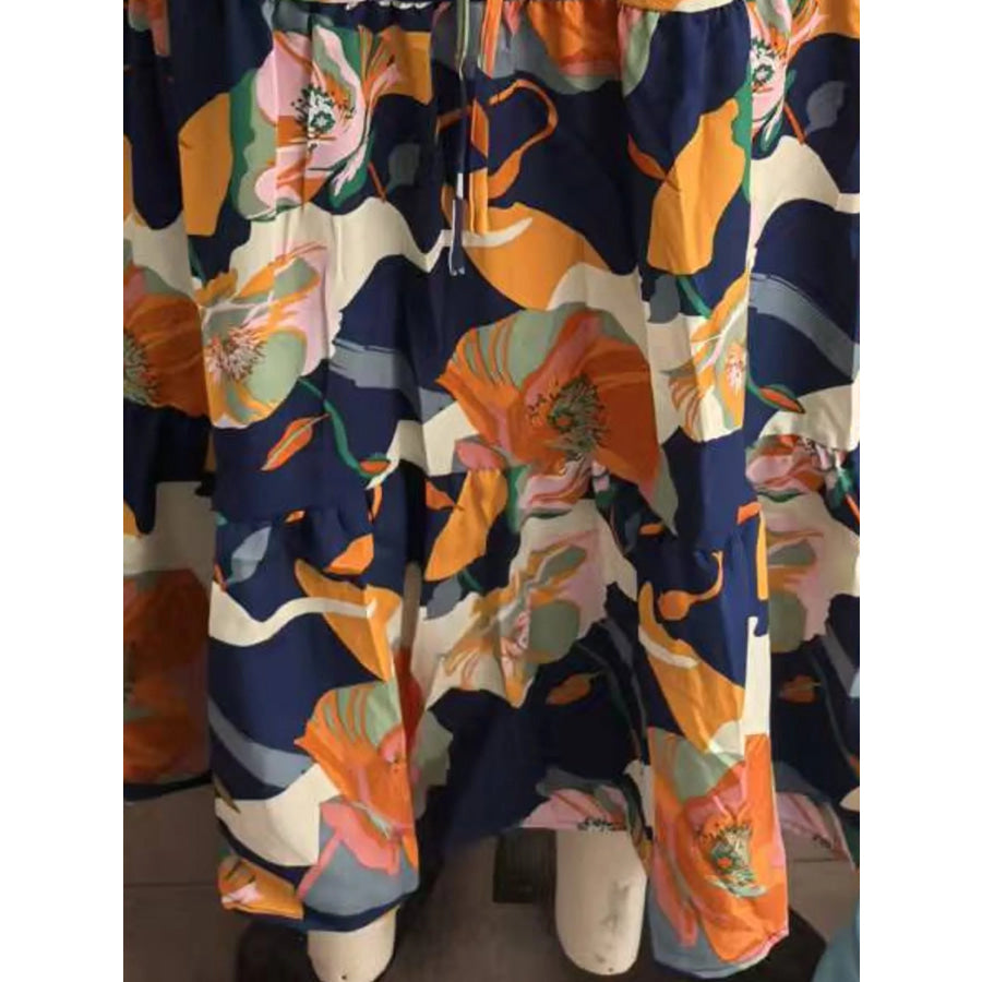 Tiered Midi Skirt Apparel and Accessories