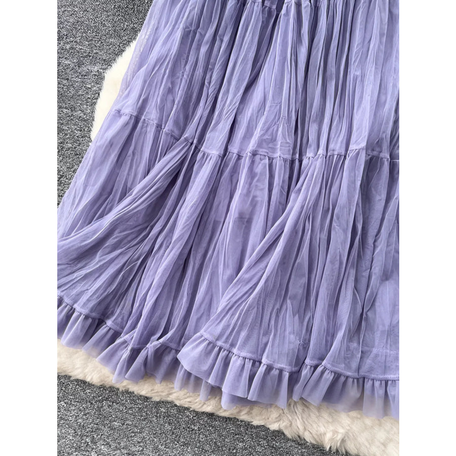 Tiered Tulle Skirt Apparel and Accessories