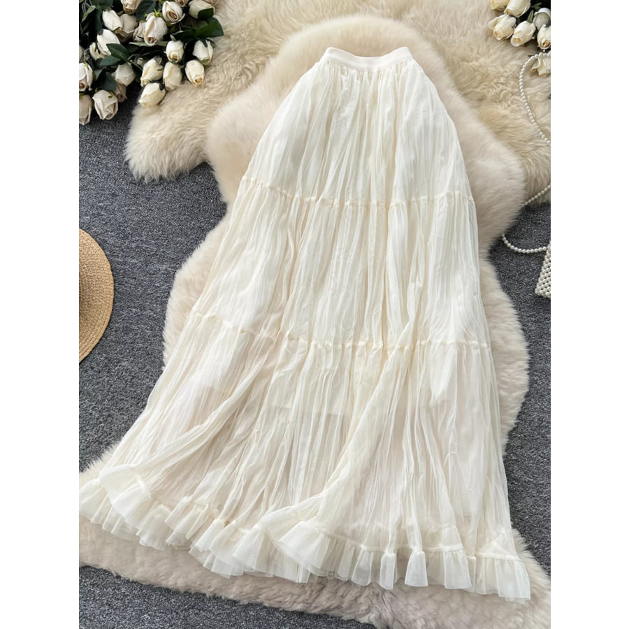Tiered Tulle Skirt Apparel and Accessories