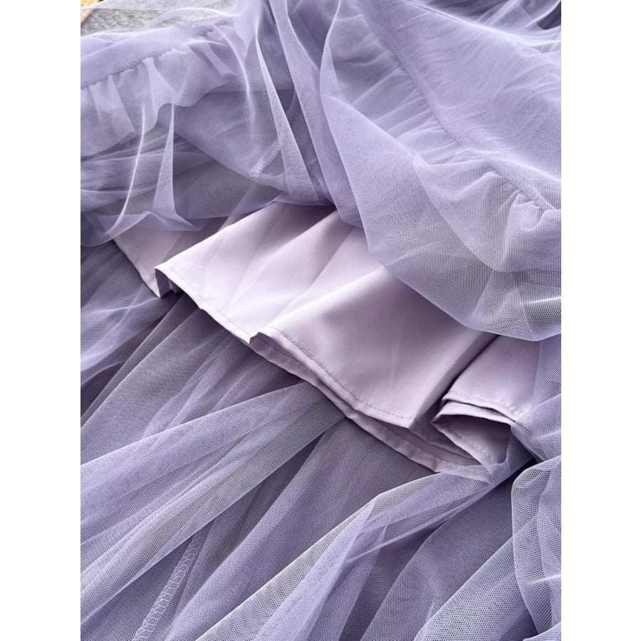 Tiered Tulle Skirt Apparel and Accessories