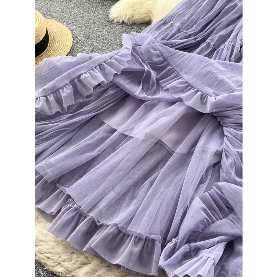 Tiered Tulle Skirt Apparel and Accessories