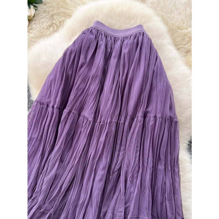 Tiered Tulle Skirt Apparel and Accessories
